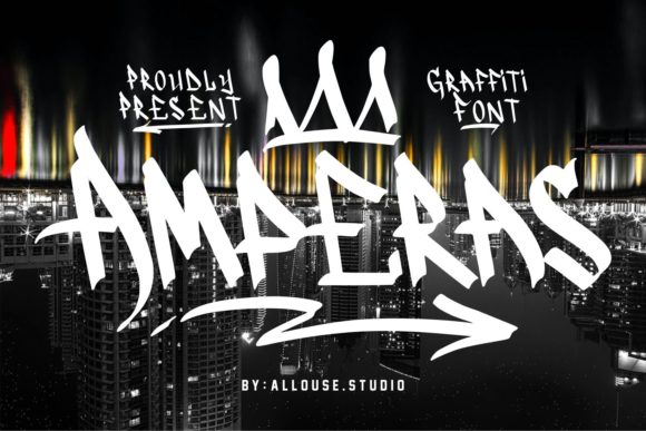 Amperas: A Graffiti-Inspired Display Font for Editorial Impact