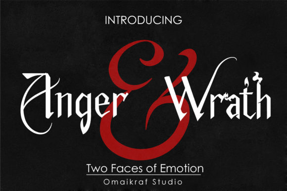Anger and Wrath: A Bold Font to Power Your Brand Identity