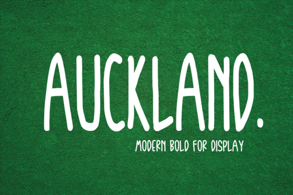 Auckland: A Tall, Bold, and Quirky Display Font for Editorial Design