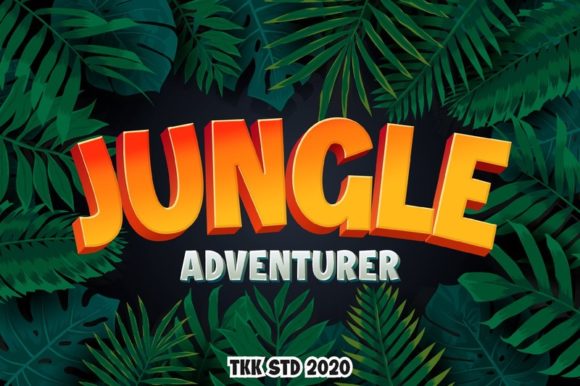 Bringing Bold Brand Character with Jungle Adventurer Font
