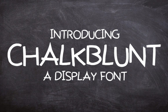 ChalkBlunt: The Casual Font for a Comfortable Editorial Experience