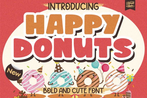 Considering Happy Donuts: A Display Font for Editorial Mood