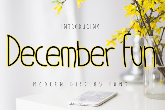 Crafting Warm Editorial Stories with the December Fun Font