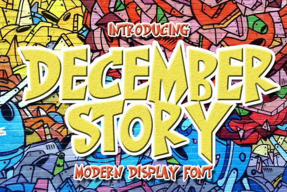 December Story: A Display Font Built for Campaign Impact
