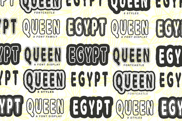Egypt Queen: A Font That Commands Attention