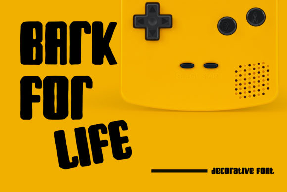 Exploring Bark for Life: A Bold, Playful Display Typeface