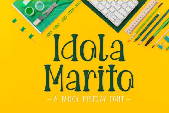 Idola Marito: A Display Font Designed for Creative Brands