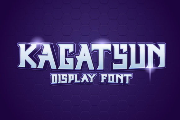 Kagatsun: A Bold Display Font for Digital Design
