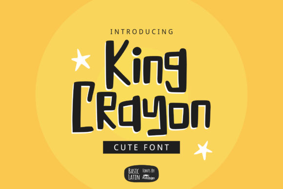King Crayon: A Creative Typeface for Handmade Products