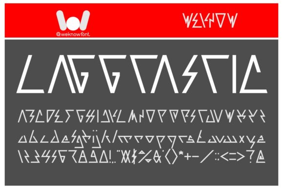 Laggtastic: A Display Font for Distinctive Digital Campaigns