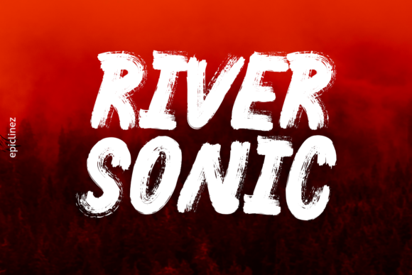 River Sonic Review: A Bold Brush Font That Speaks Volumes