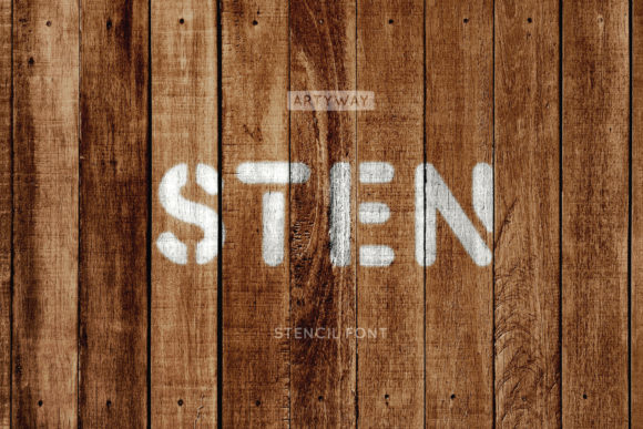 Sten: A Bold Display Font for Modern Editorial Design