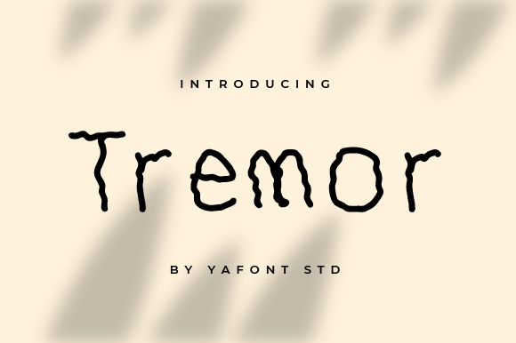 Tremor: A Display Font with Editorial Warmth