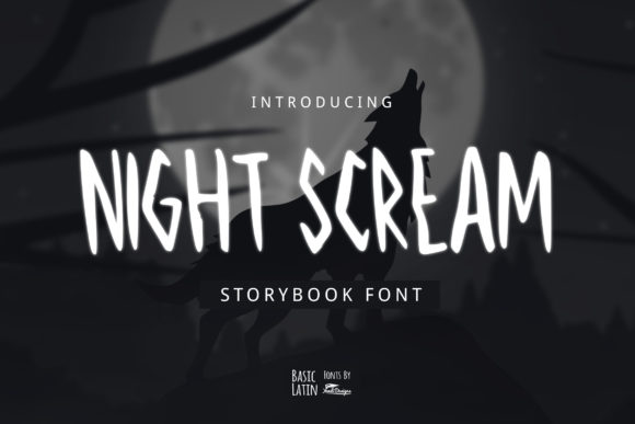 Using the Night Scream Font for Spooky Branding Projects